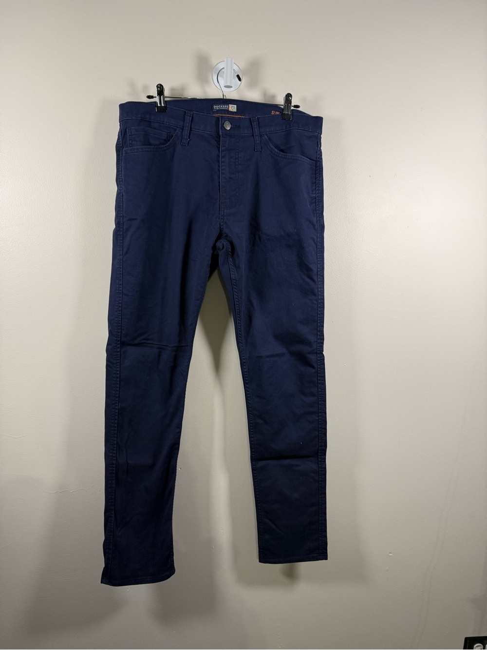 Dockers Navy Slim Straight Chinos